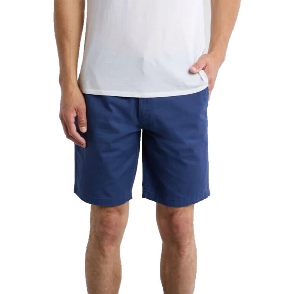 Hurley Essential Cotton Twill Walk Shorts, Navy Blue, Men's Size 36 (NWT)